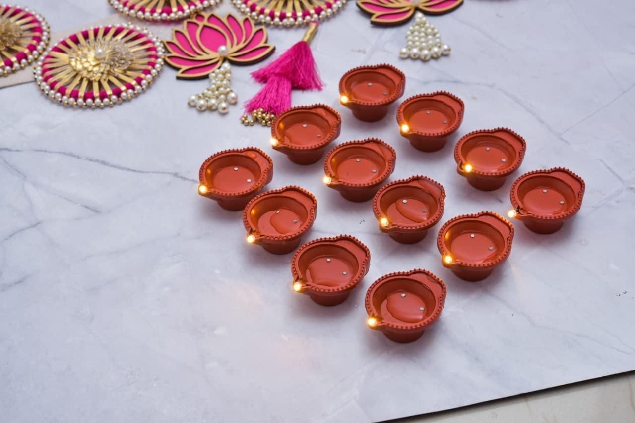 LED Light Water Sensor Diyas, Eco-Friendly Diyas for Home Decor. 25% OFF LIMITED TIME OFFER