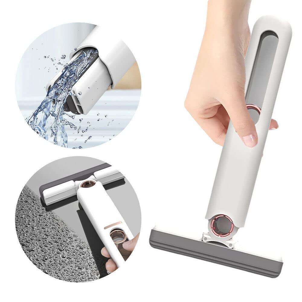 Mini Mop 2 -in- 1 | Self-Squeezing Roller | Lightweight & Space-Saving