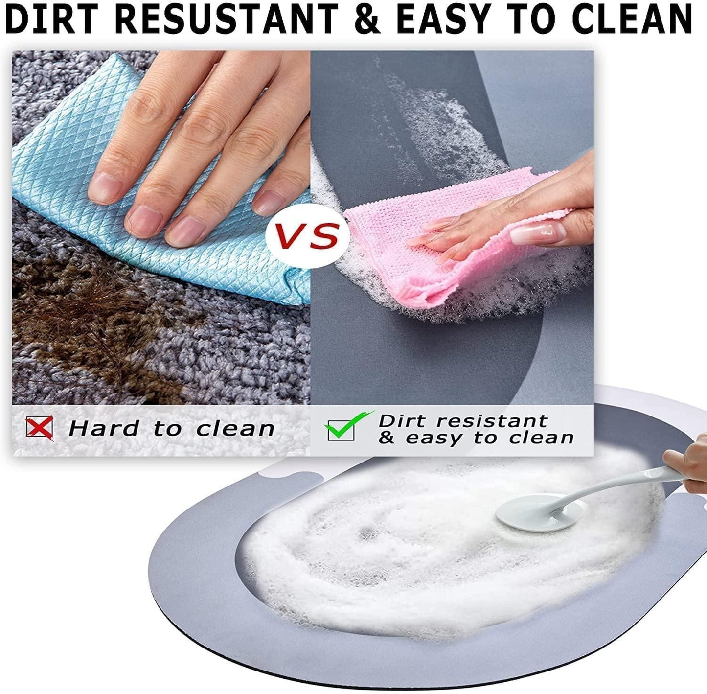 Super Absorbent Non Slip Bath Mat