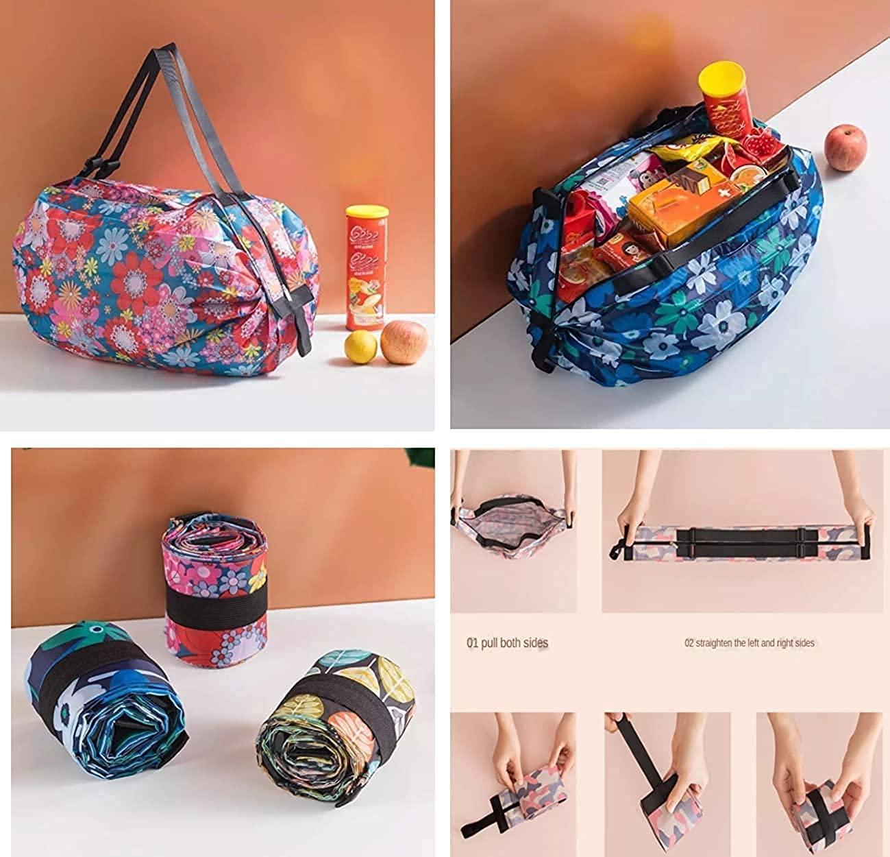 Foldable Shopping Handbag – Waterproof Travel Tote Bag