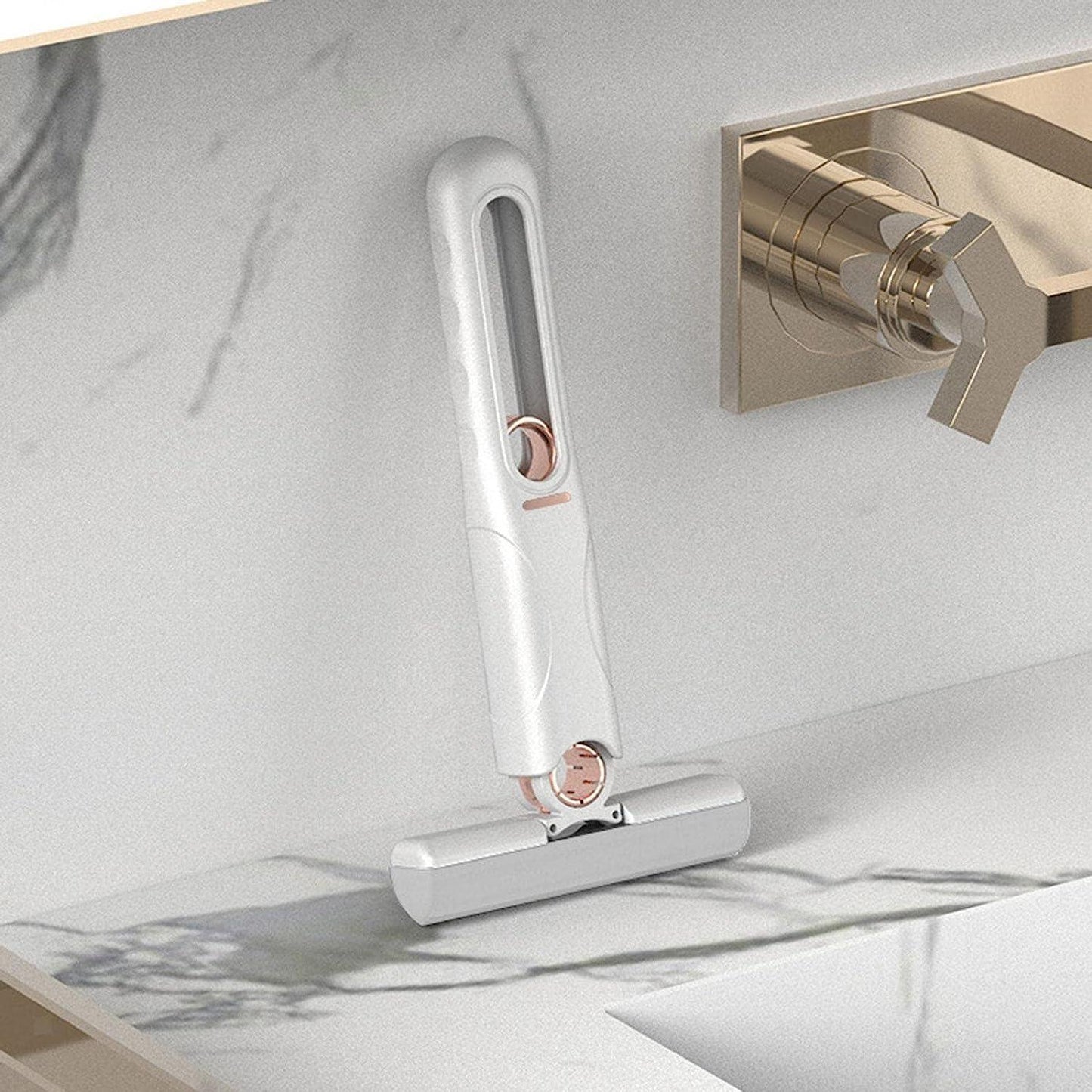 Mini Mop 2 -in- 1 | Self-Squeezing Roller | Lightweight & Space-Saving