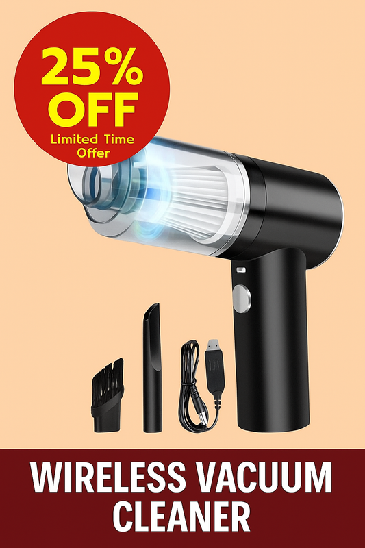 Wireless Vacuum Cleaner- 25% OFF LIMITED TIME OFFER