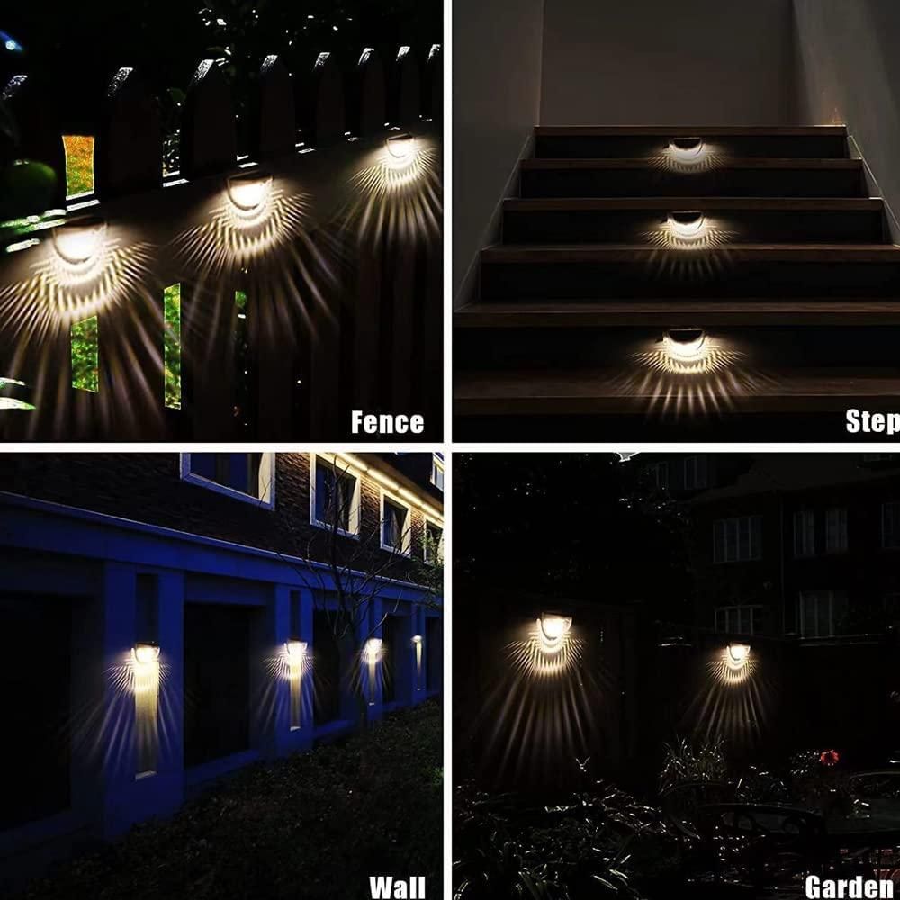 Solar Fence Lights - Mega Saver Pack (4 Lights)