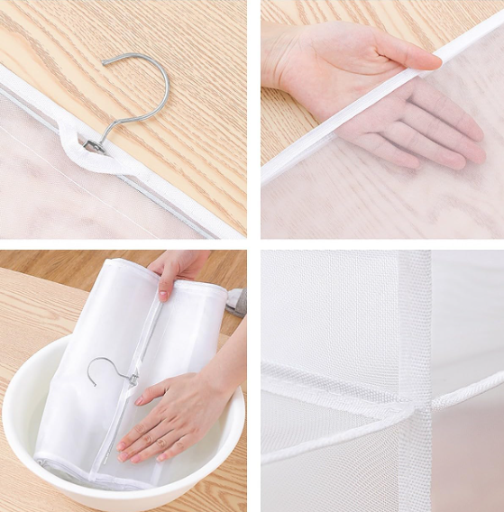 Hanging Handbag Organizer 6 Pockets – Wardrobe Closet Storage for Purses, Shoes, Towels & Small Accessories