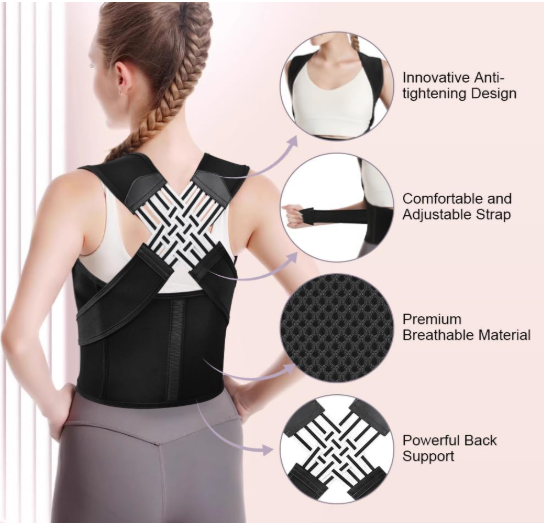 Adjustable Back Posture Corrector – Say Goodbye to Slouching!