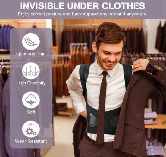 Adjustable Back Posture Corrector – Say Goodbye to Slouching!